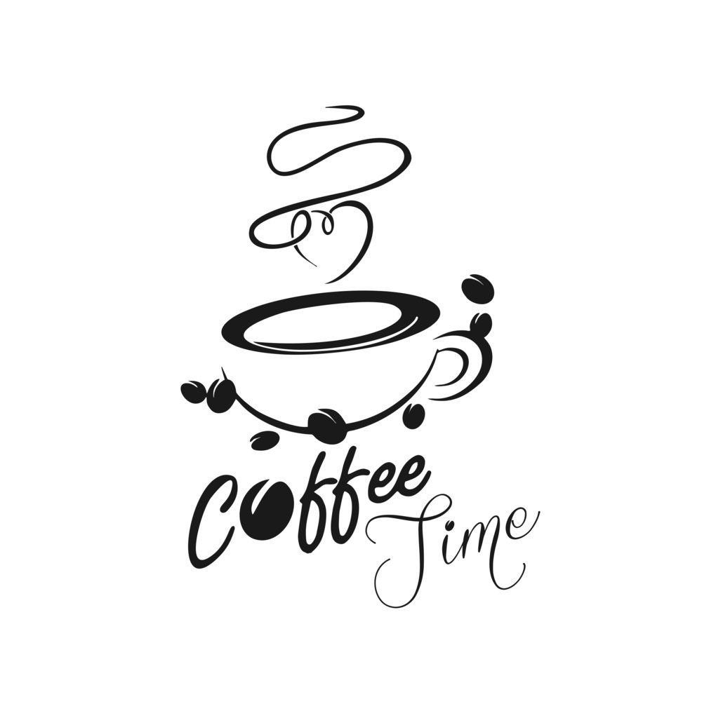 Трафарет кофе тайм