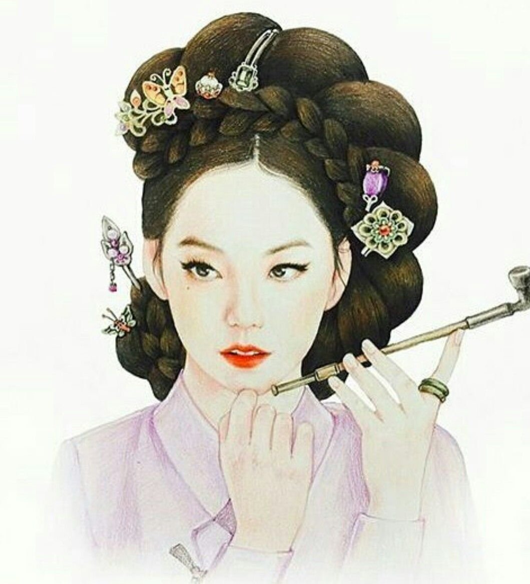 Историческая прическа древнего Китая