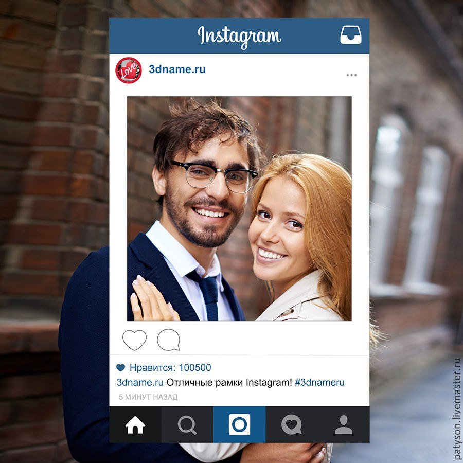 Рамка Инстаграм