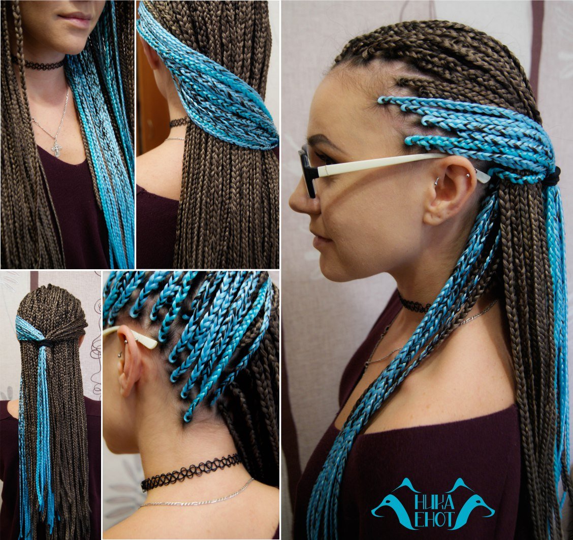 Плетение афрокосы с канекалоном