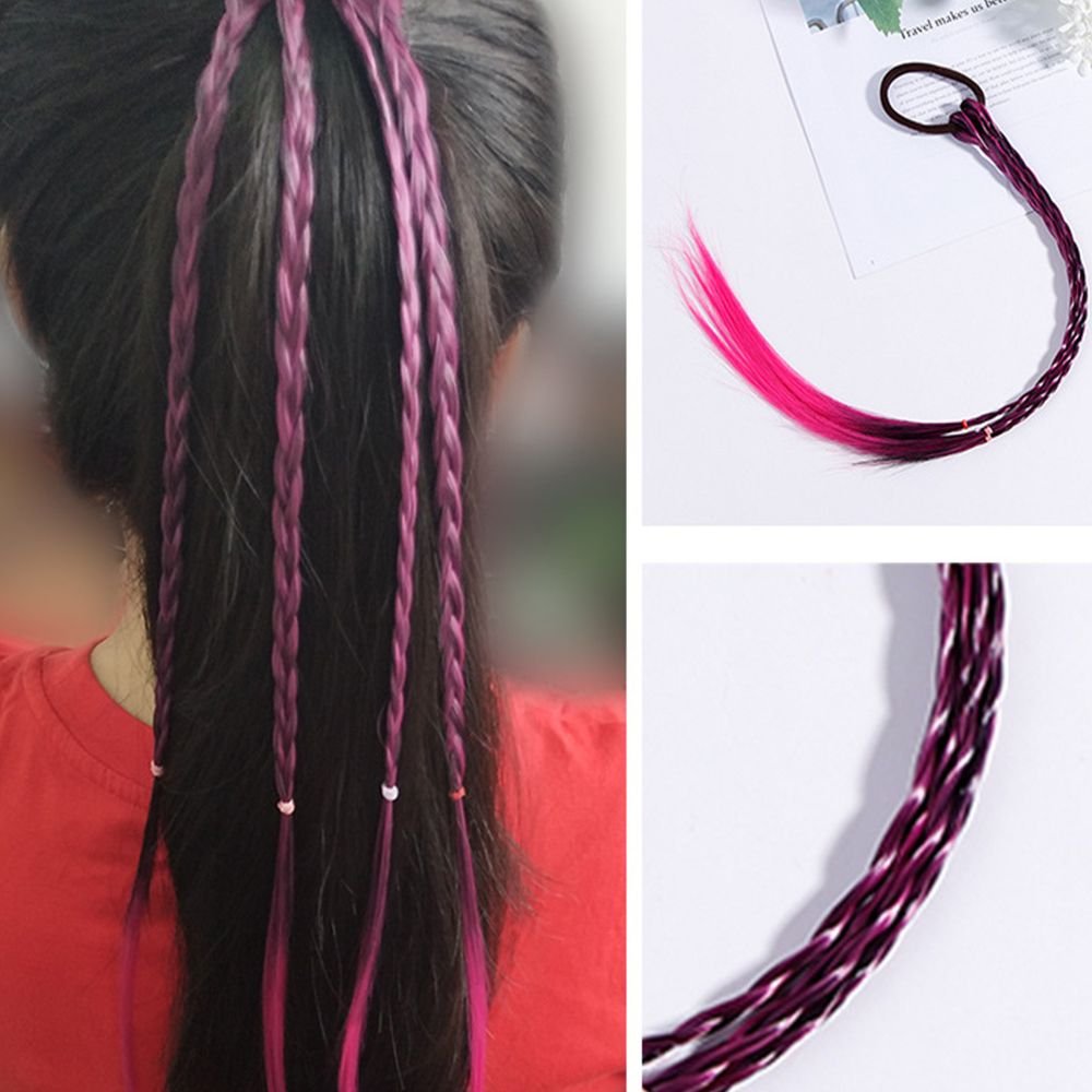 Резинки с косичками для волос