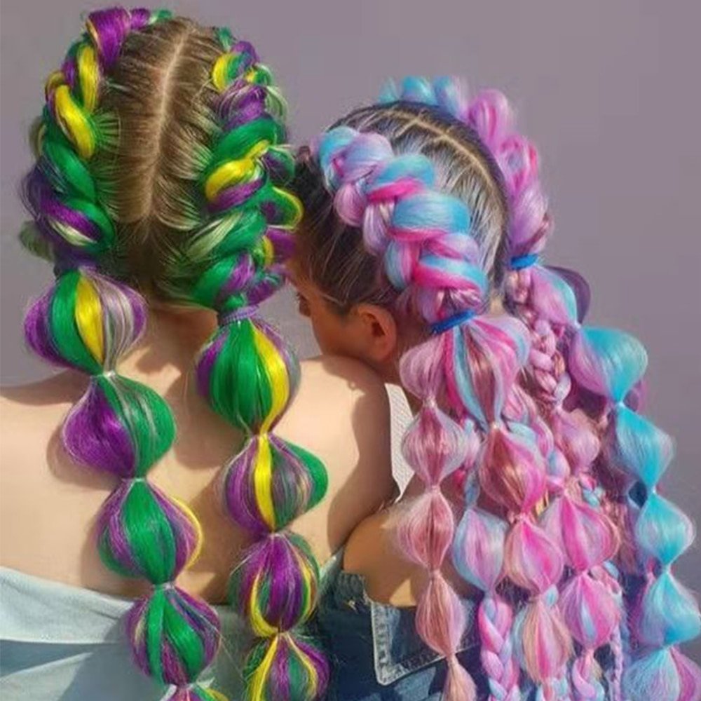 4 Косички с канекалоном