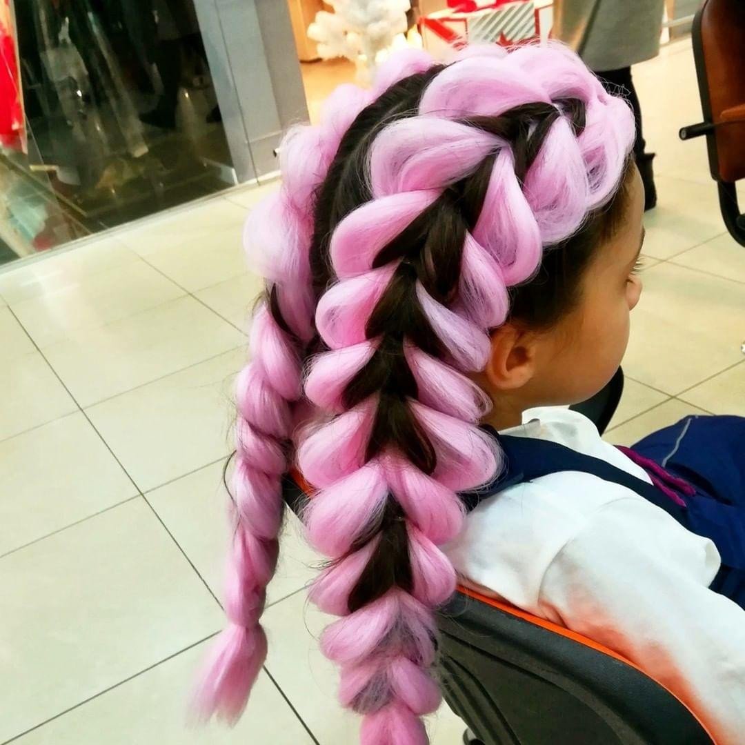 Канекалон объемные косы