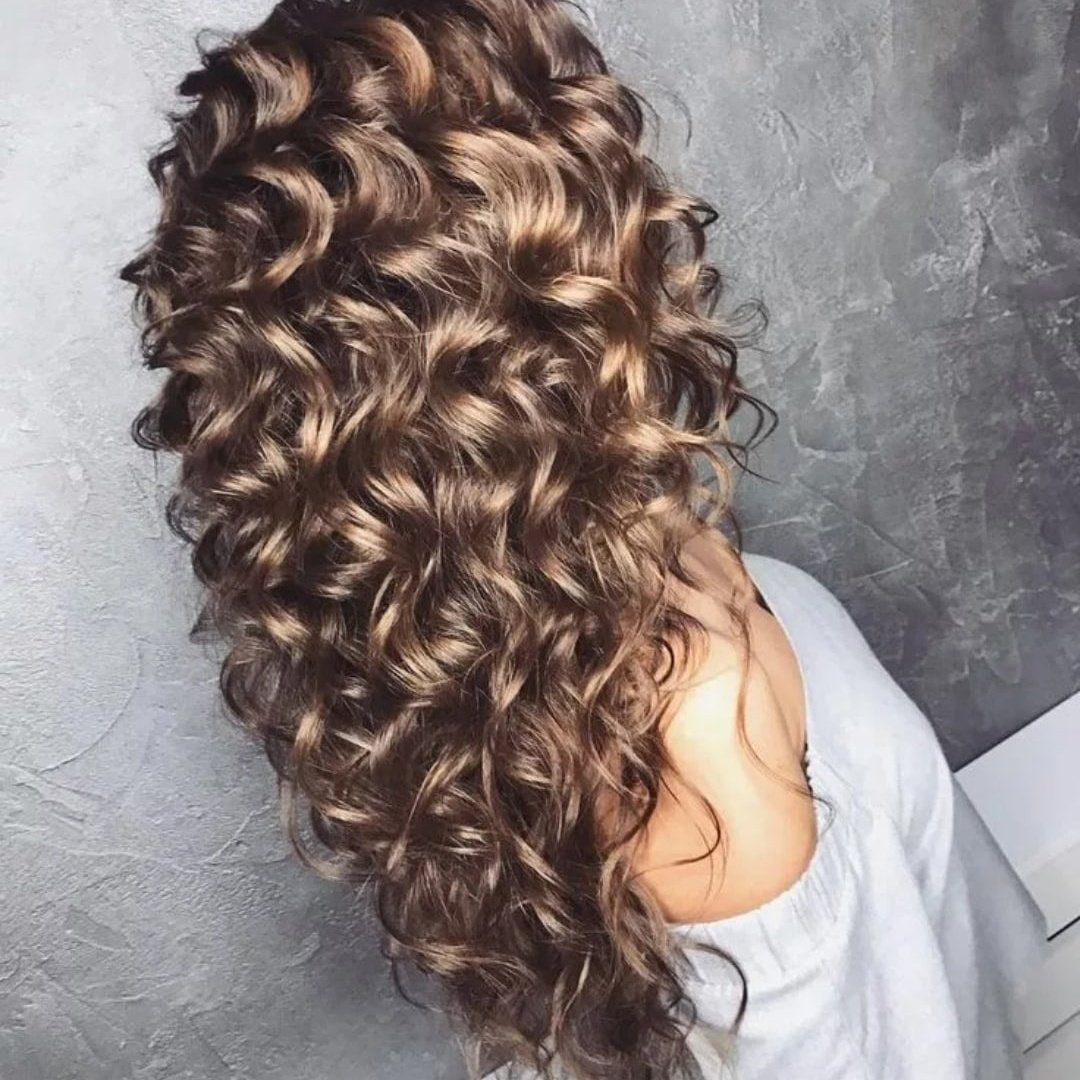 Кудряшки на длинные волосы плойкой