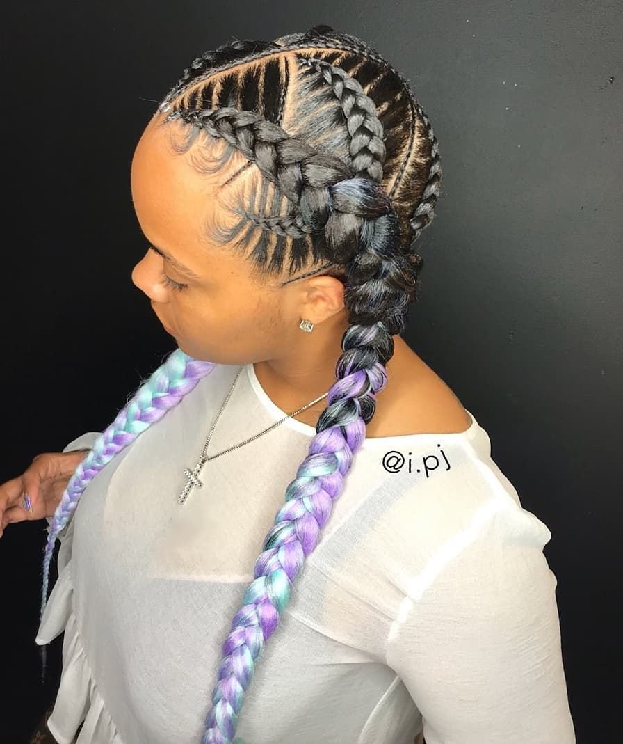 Две африканские косички