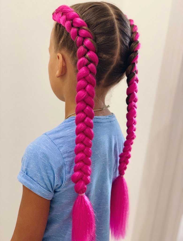 Боксёрские косички для девочек