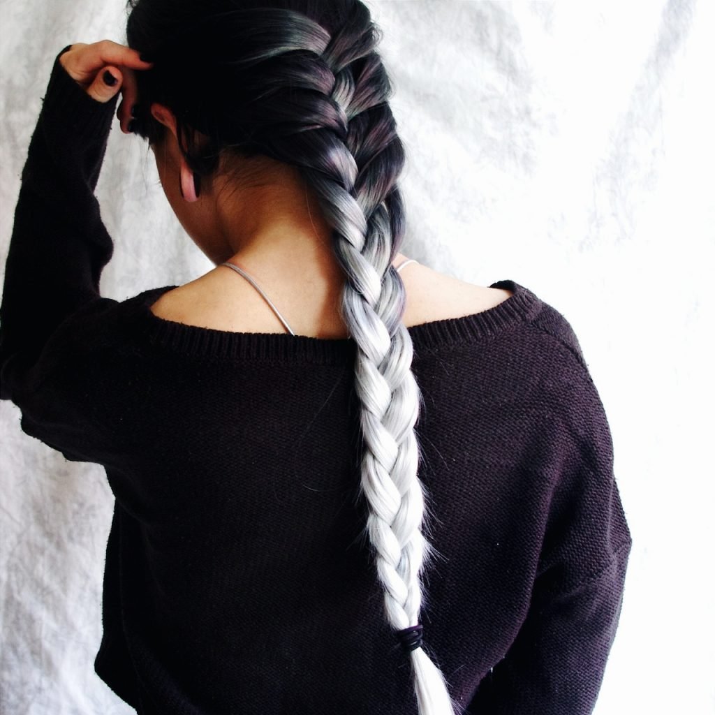 Длинные черные косы