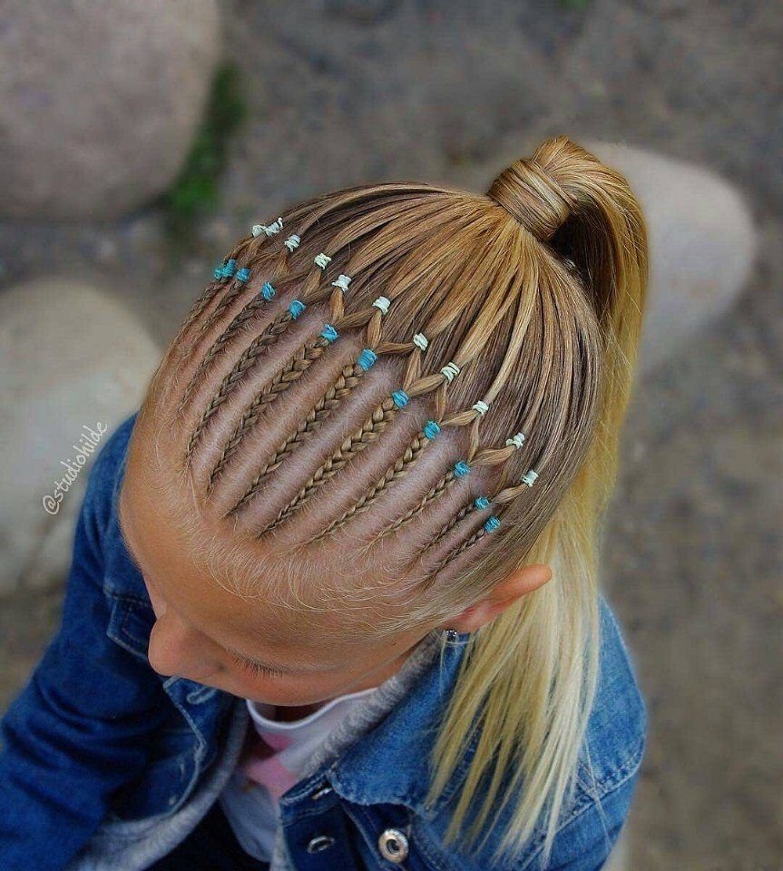 Маленькие косички для девочек