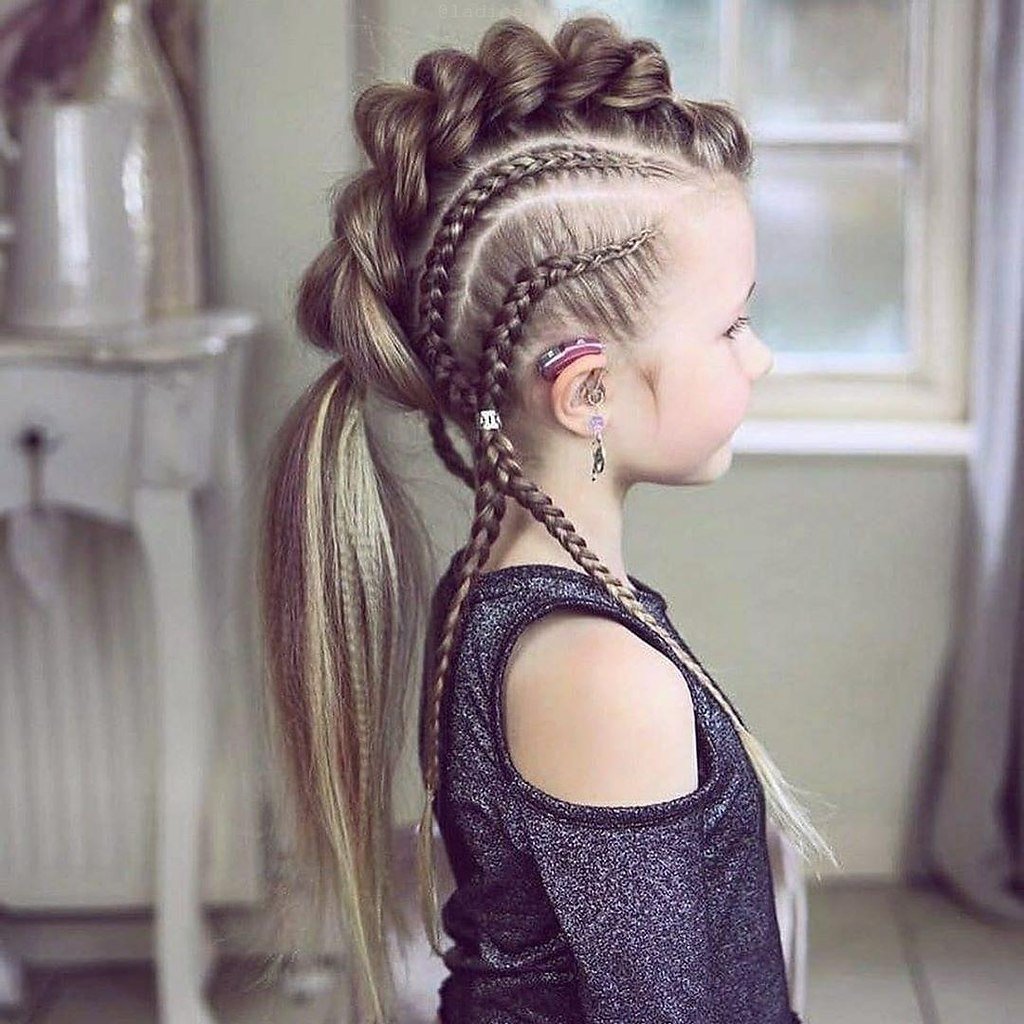 Причёски для девочек на длинные волосы