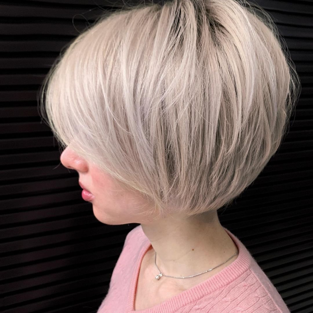 Боб капля стрижка женская