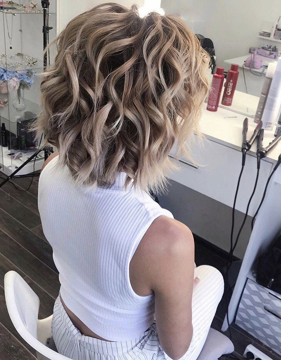 Пляжные Локоны на каре