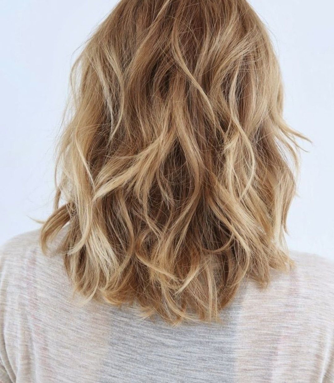 Серф локоны на средние волосы