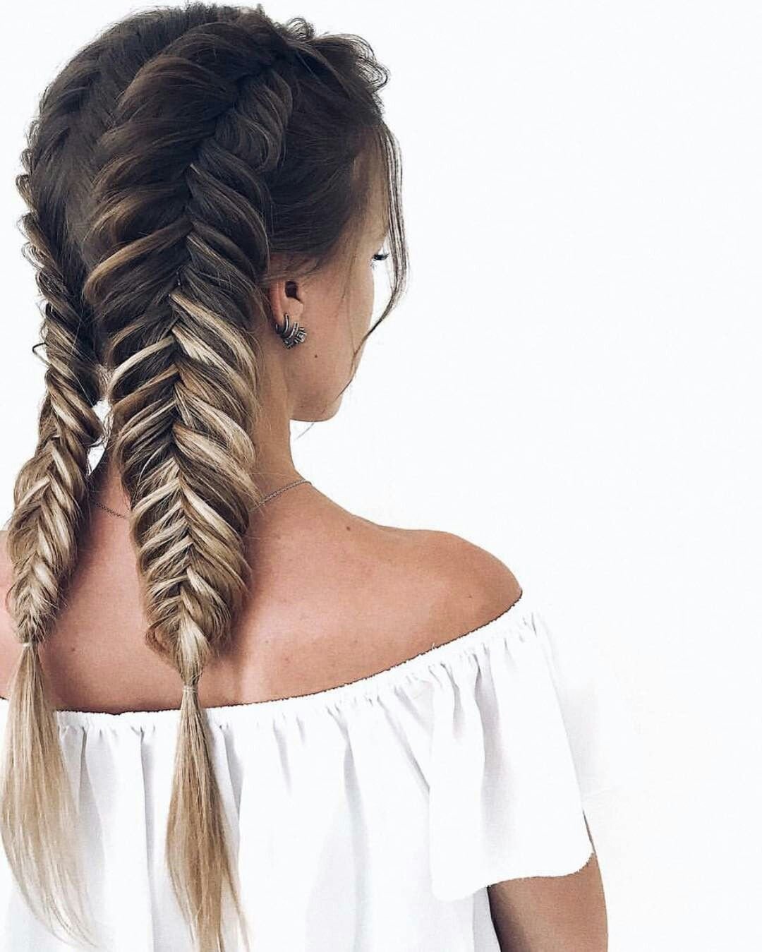 Коса рыбий хвост