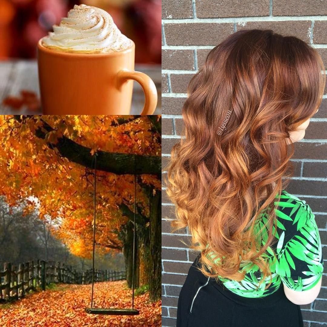 Осеннее окрашивание волос
