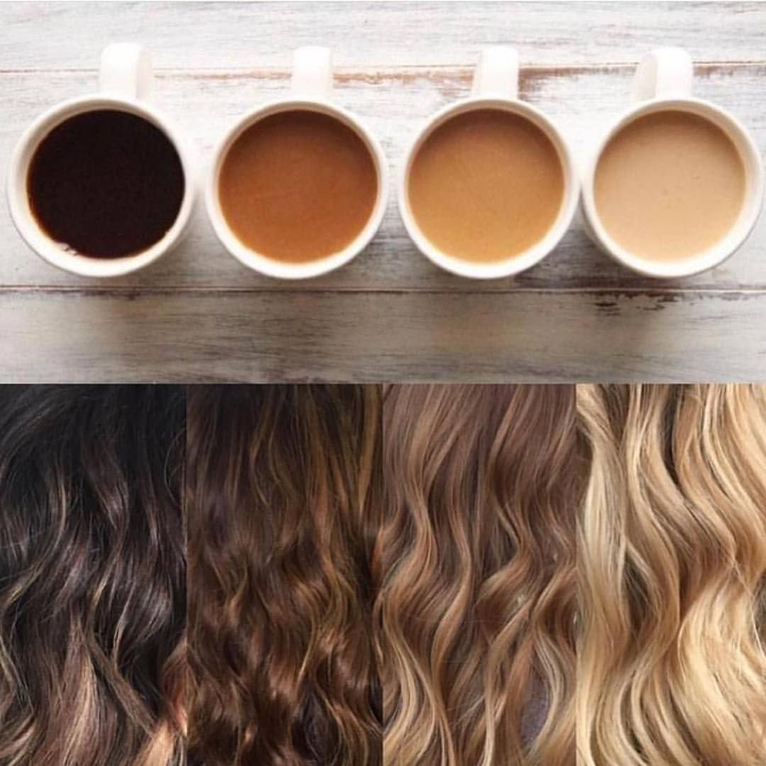 Кофейная краска для волос