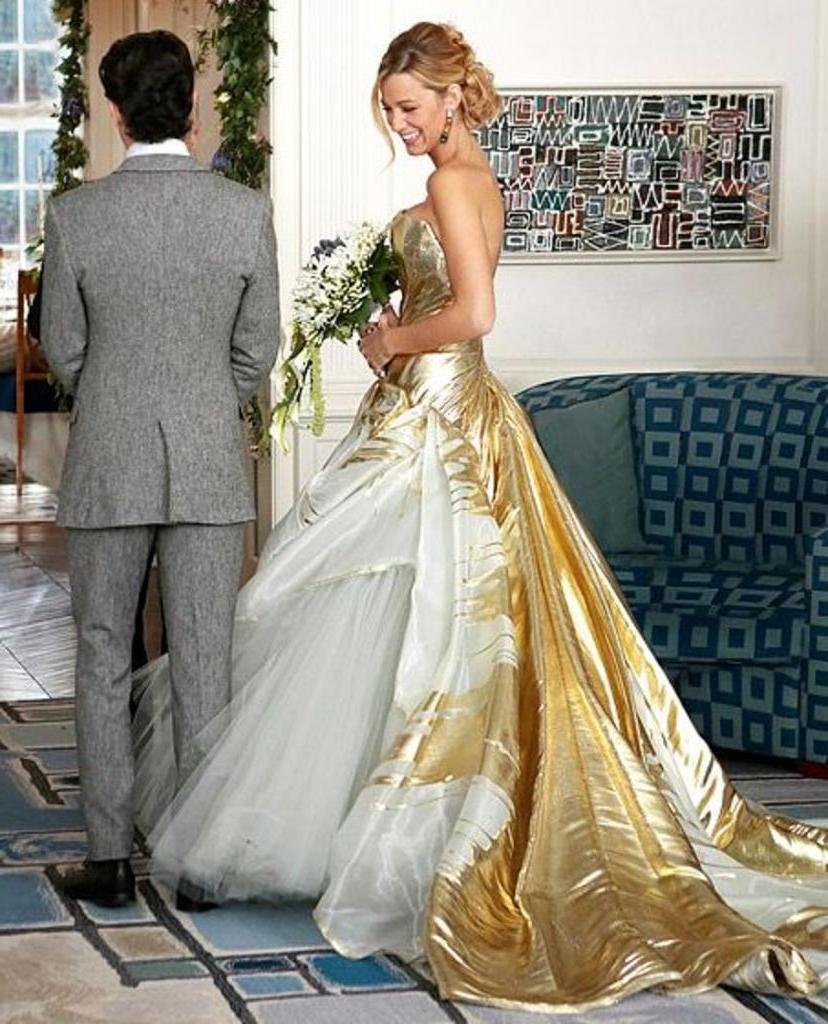 Свадебное платье Серены Ван дер Вудсен