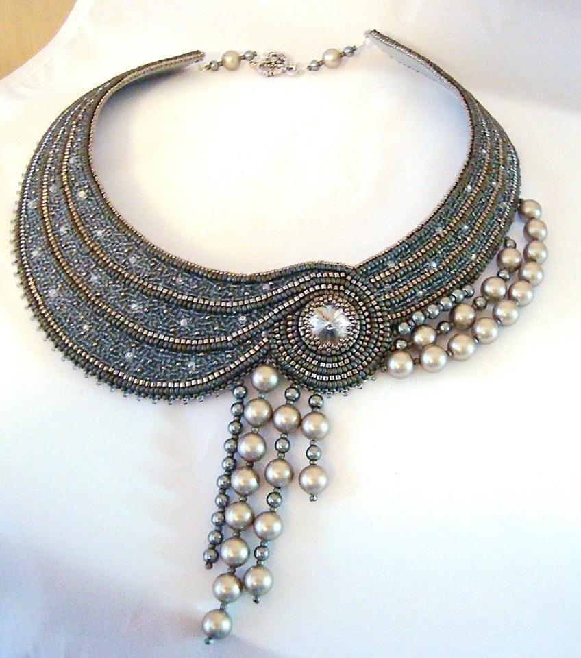 Бисер ожерелье