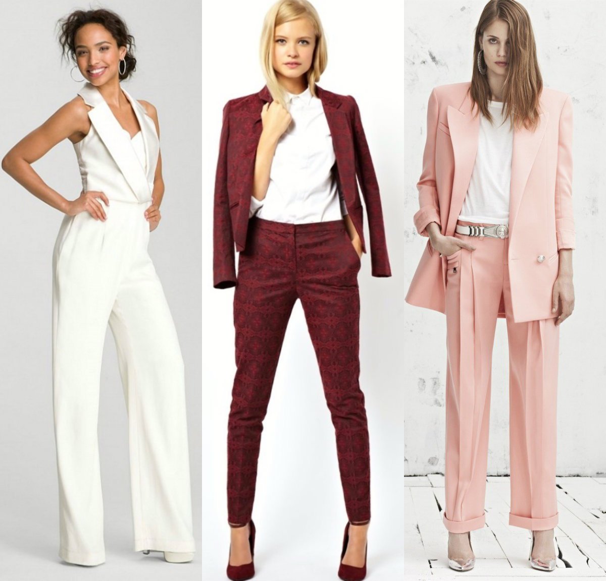 Брючный костюм женский на свадьбу для гостей