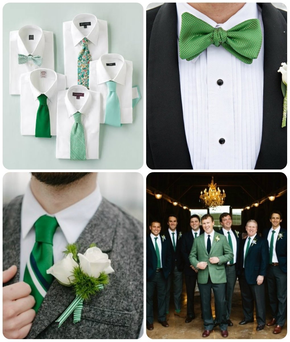 Свадьба в стиле изумрудного цвета