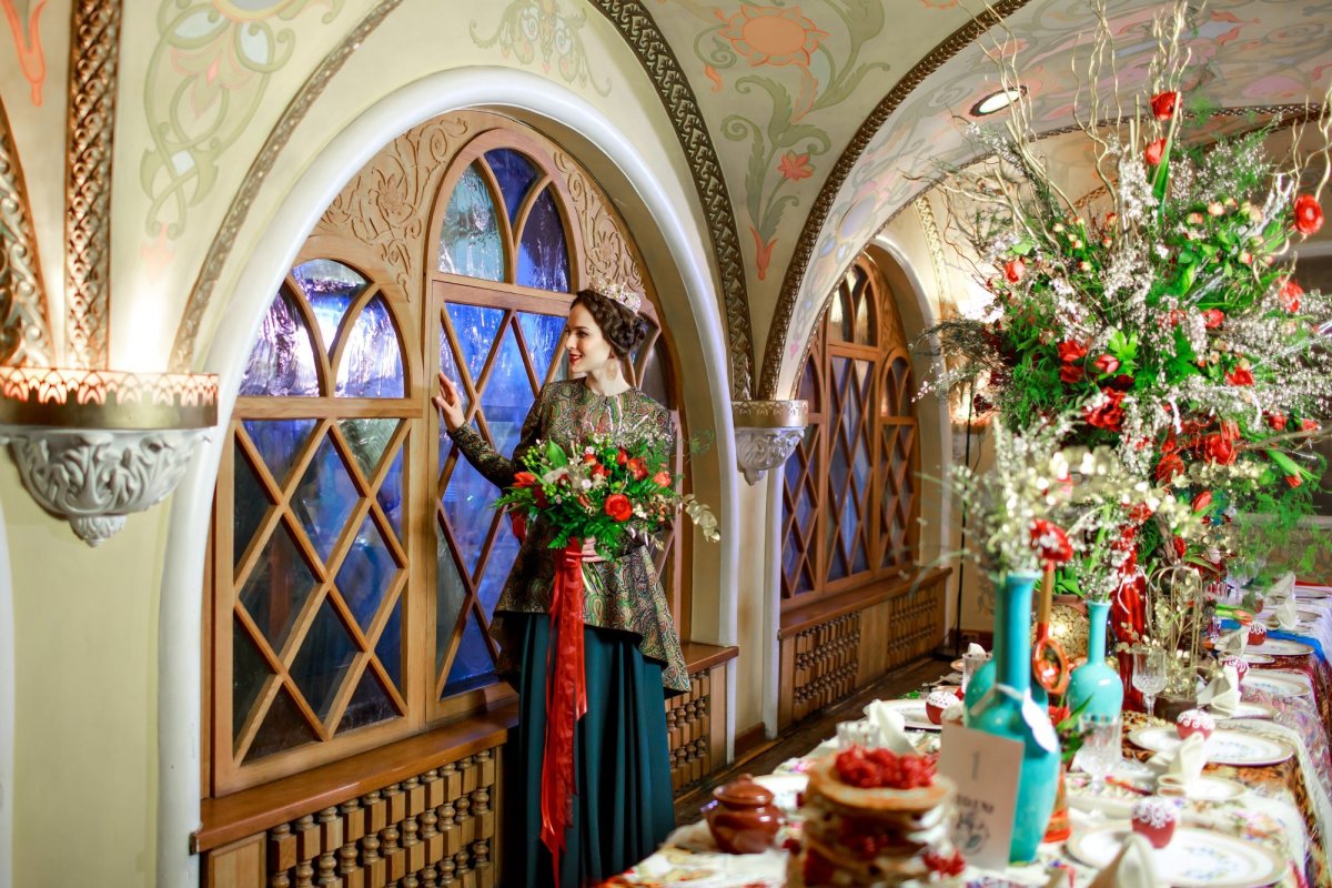 Декорации в русском стиле