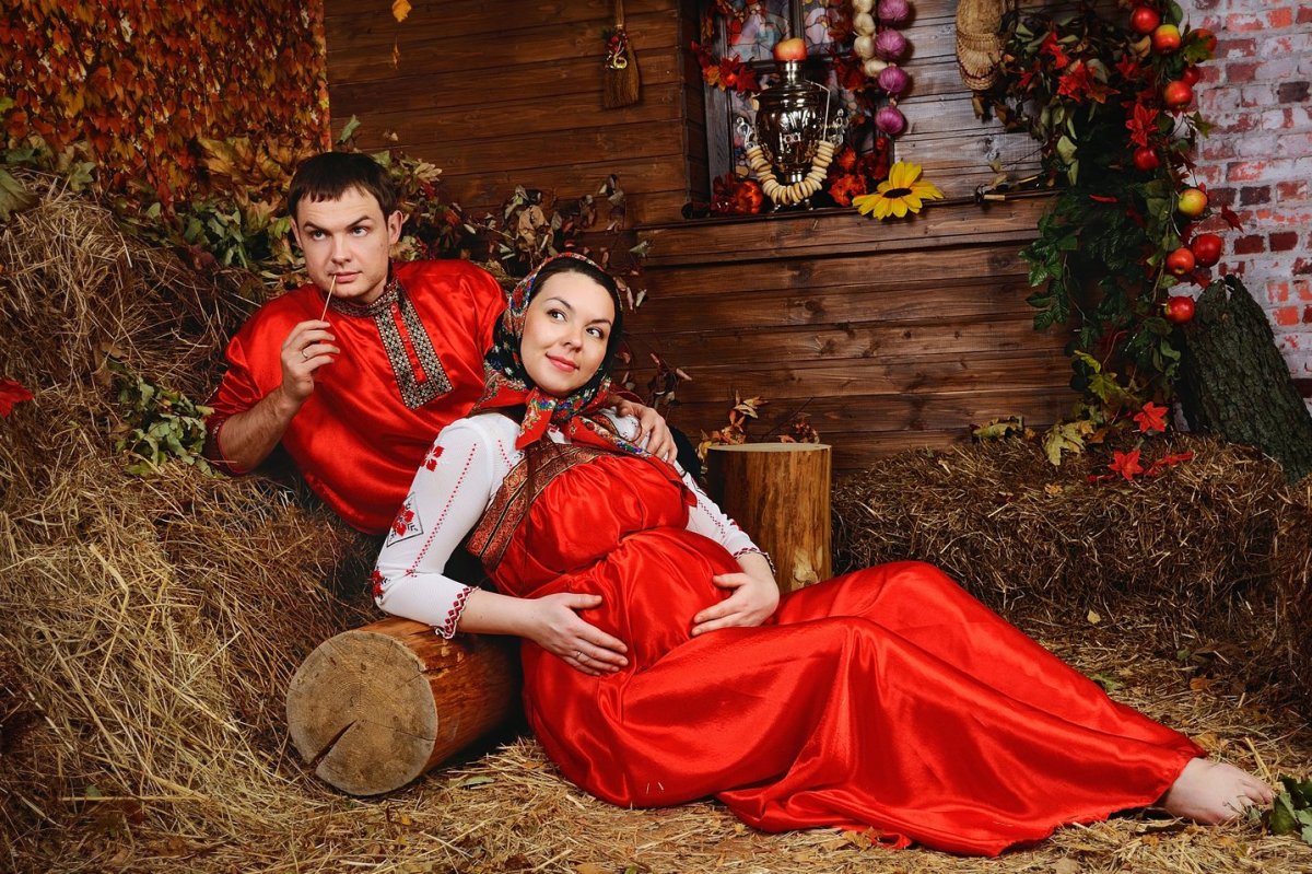 Фотосессия в русском народном стиле