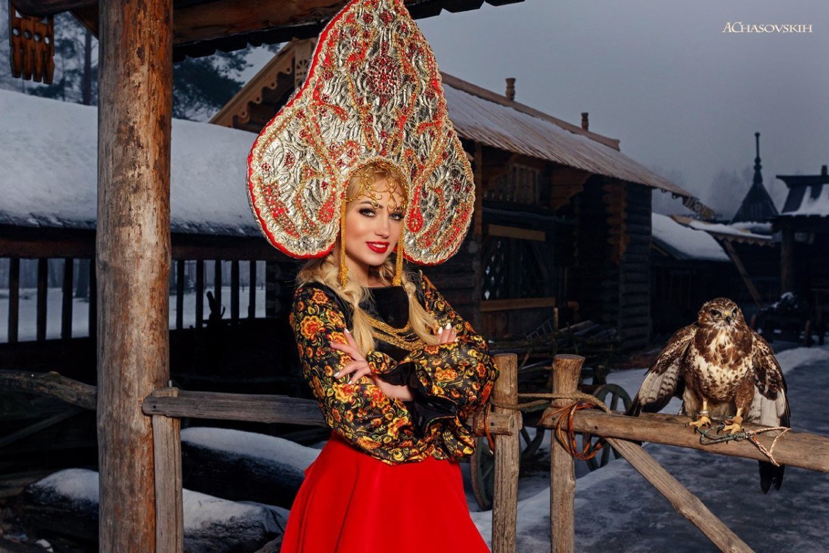 Фотосессия в русском народном стиле