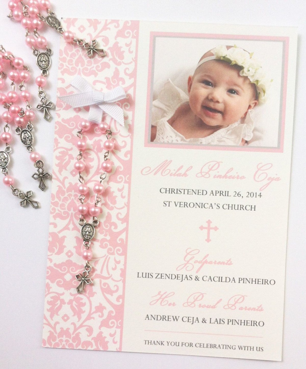 Электронные пригласительные на крестины