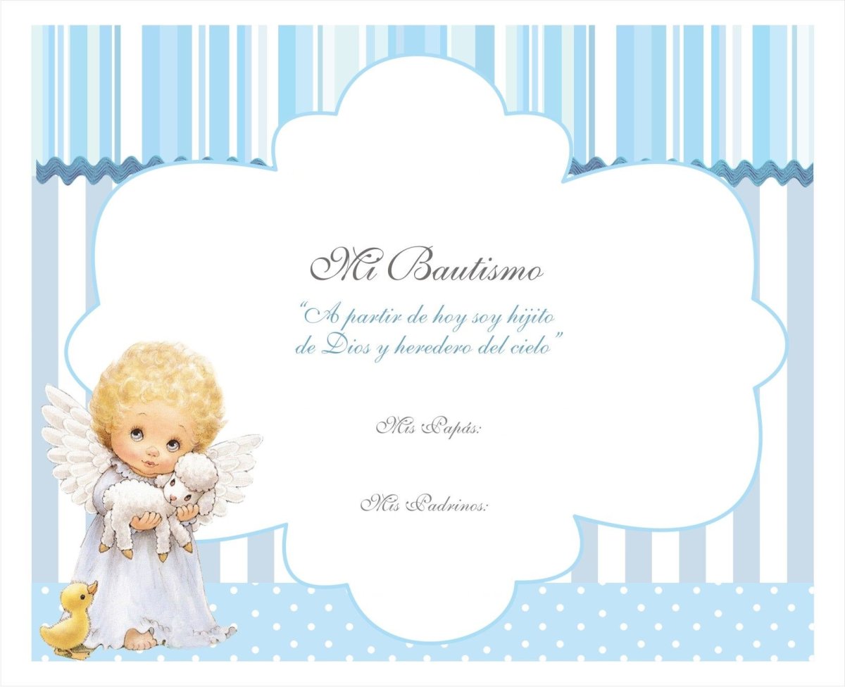 Invitation Card bautismo
