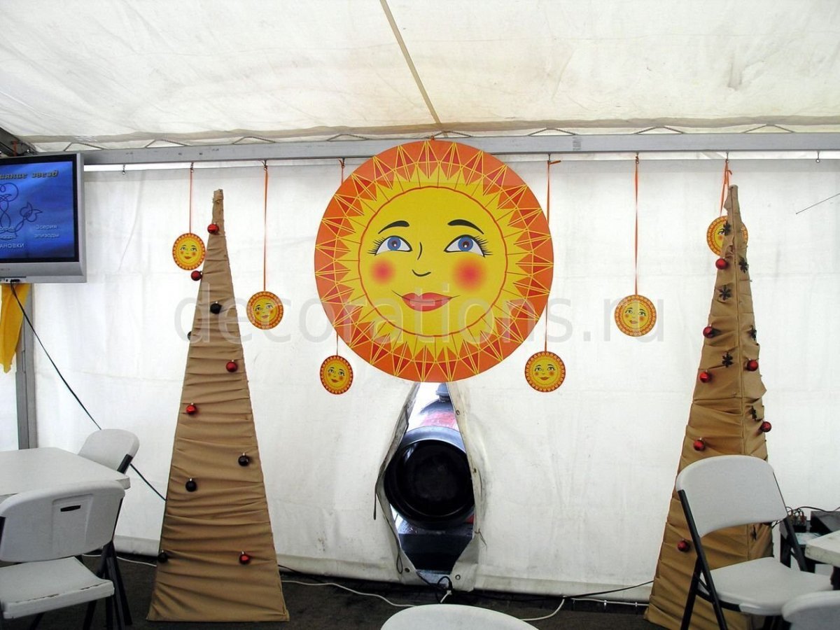 Декорации на Масленицу