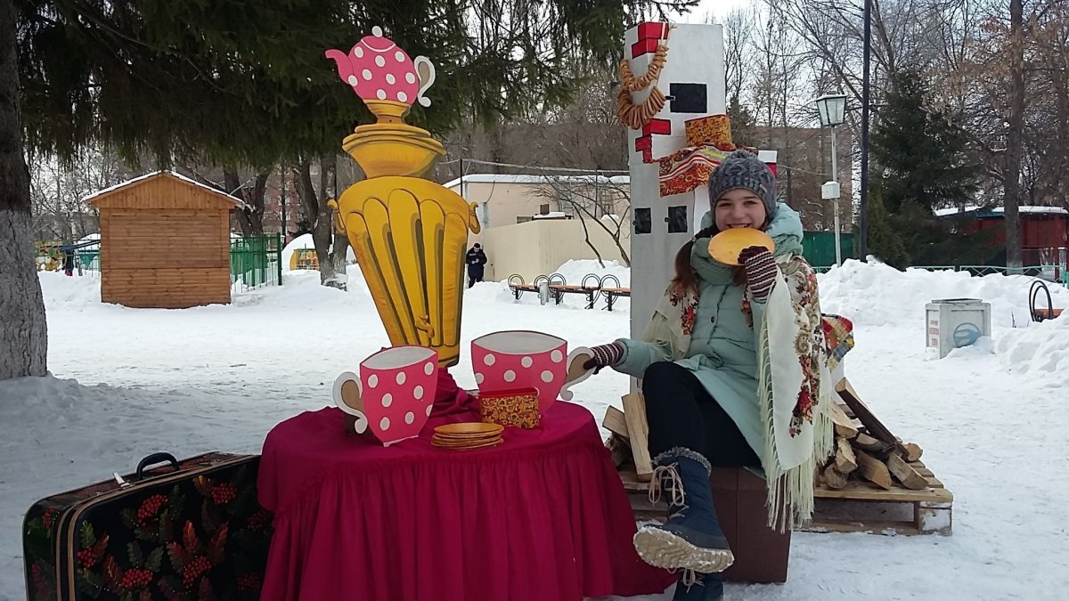 Декорации на Масленицу