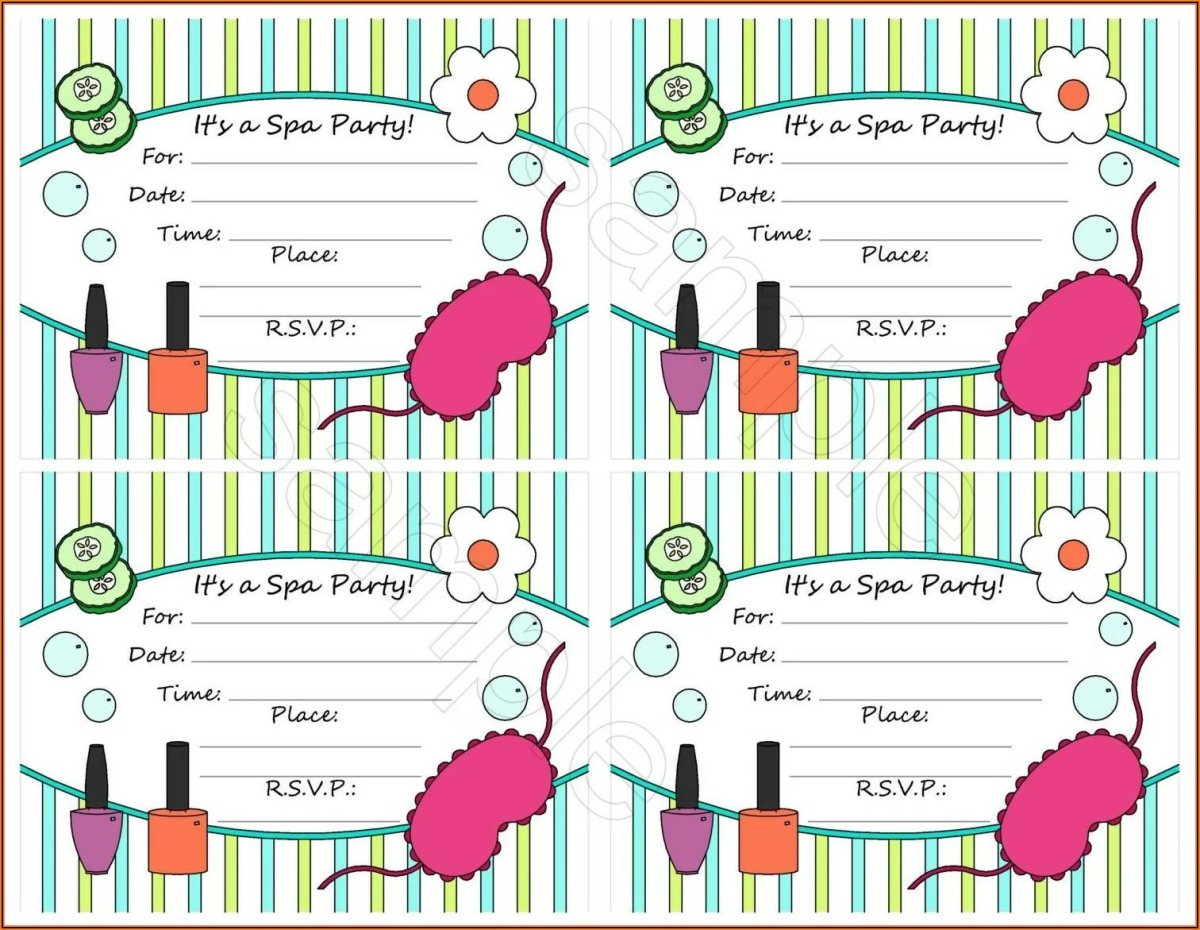 Пригласительные на день рождения шаблоны для печати