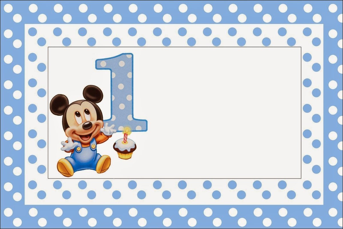 Приглашение на 1 годик