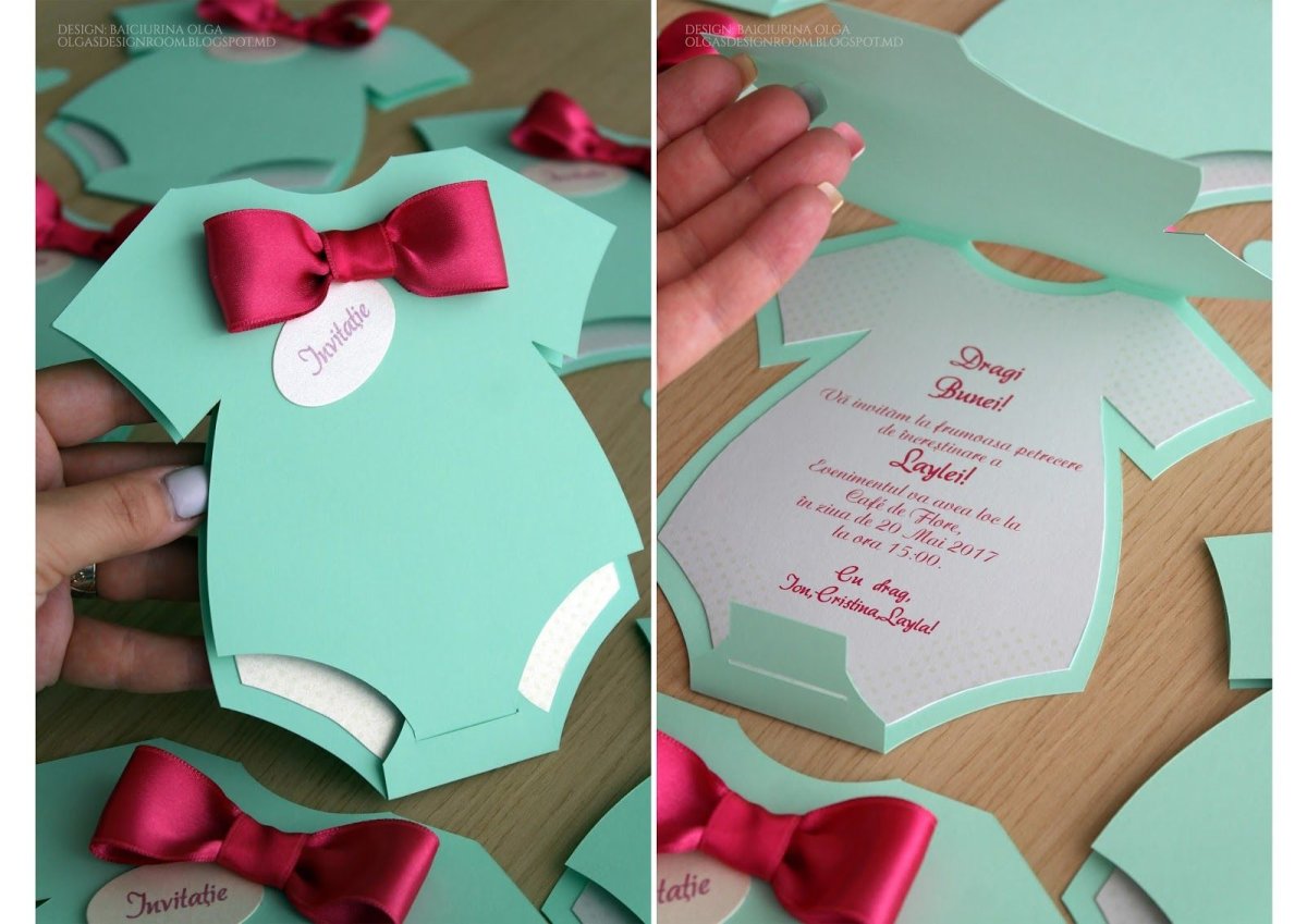 Пригласительные в форме бодика