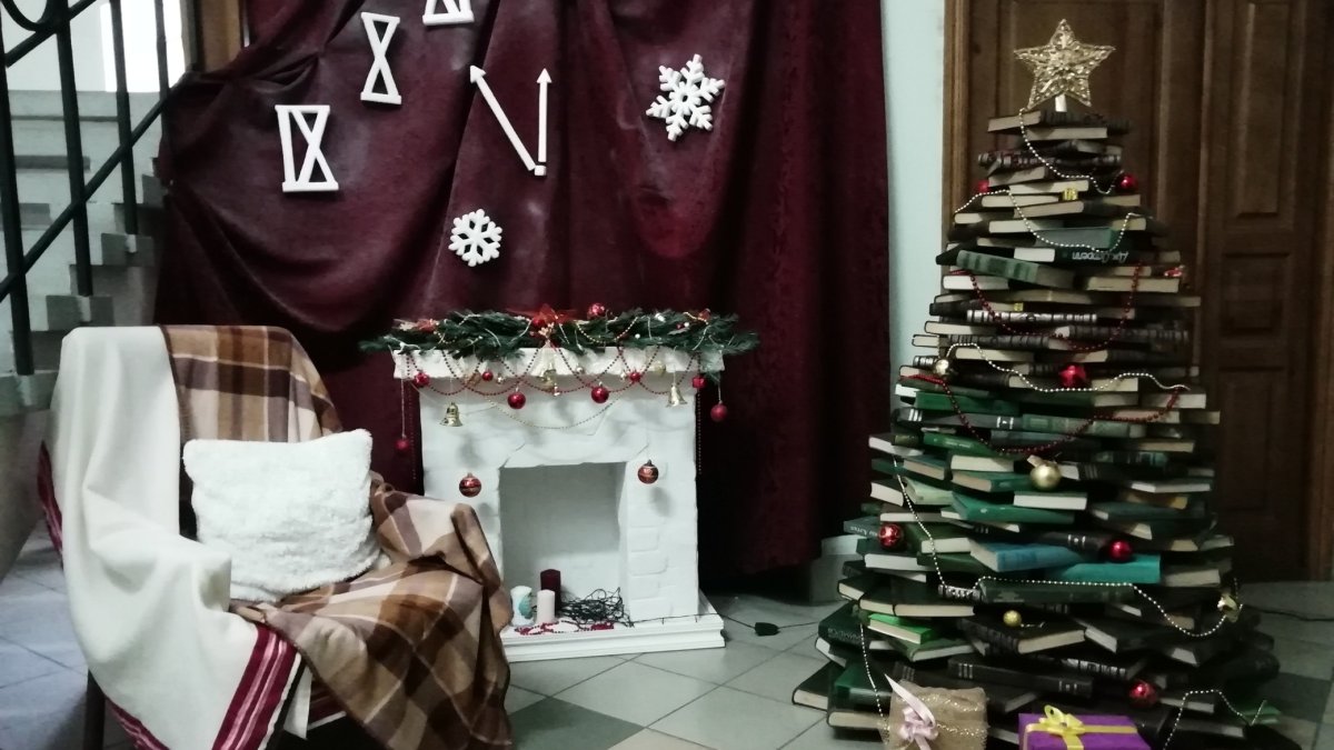 Новогодняя фотозрна в библиотека