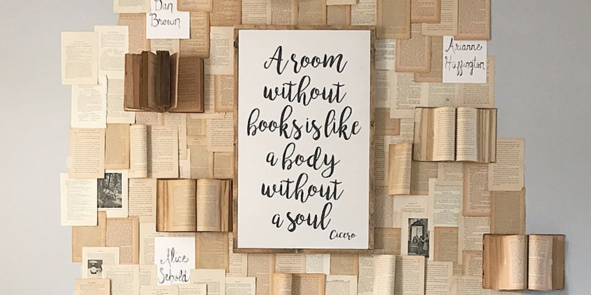 Декорации из книг