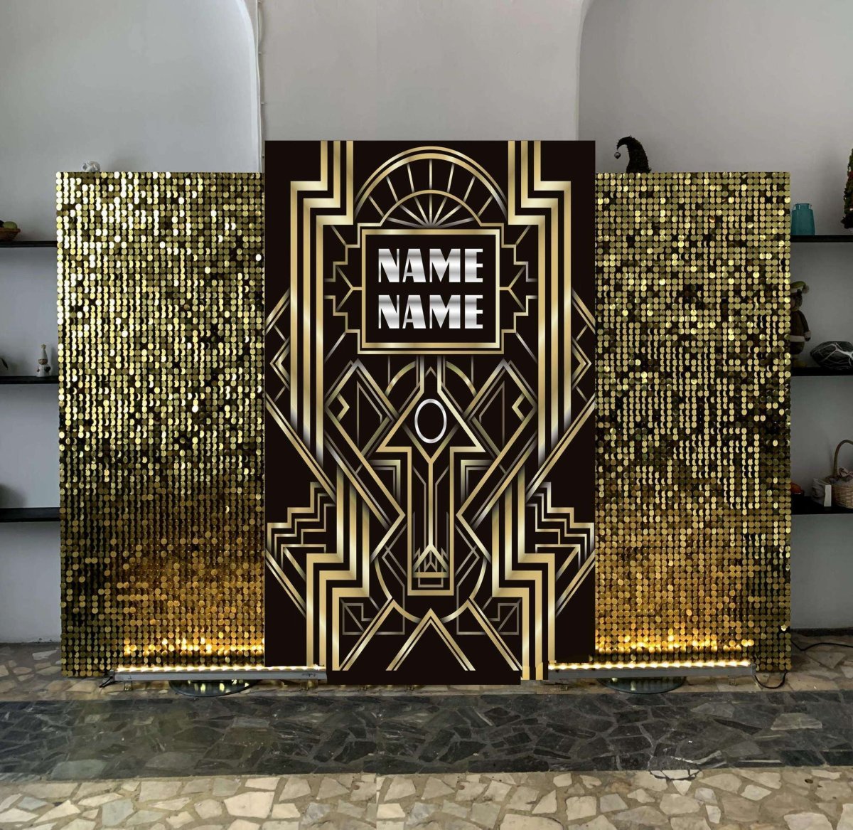 Фото щона в стиле Гэтсби