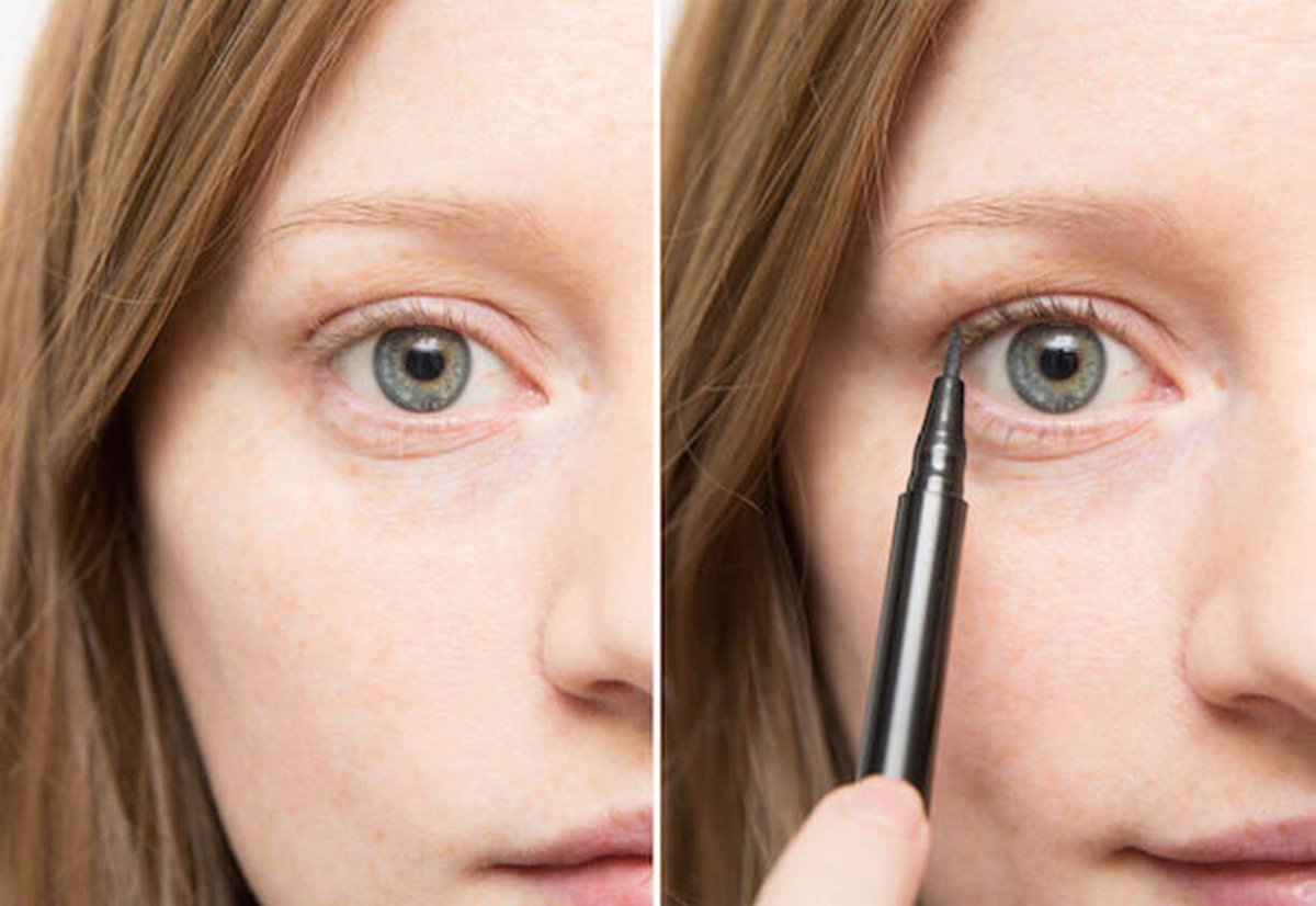 Макияж карандашом без туши