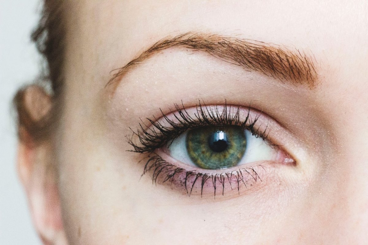 Накрашенные ресницы