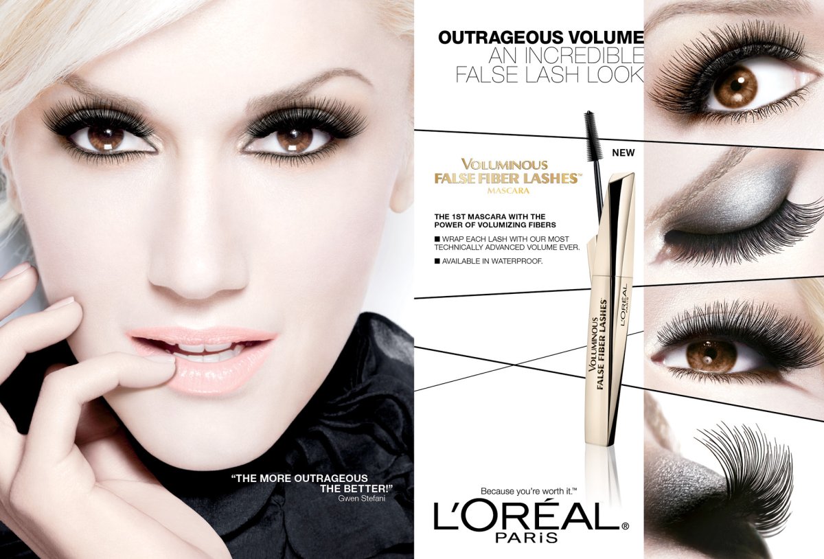 Тушь реклама