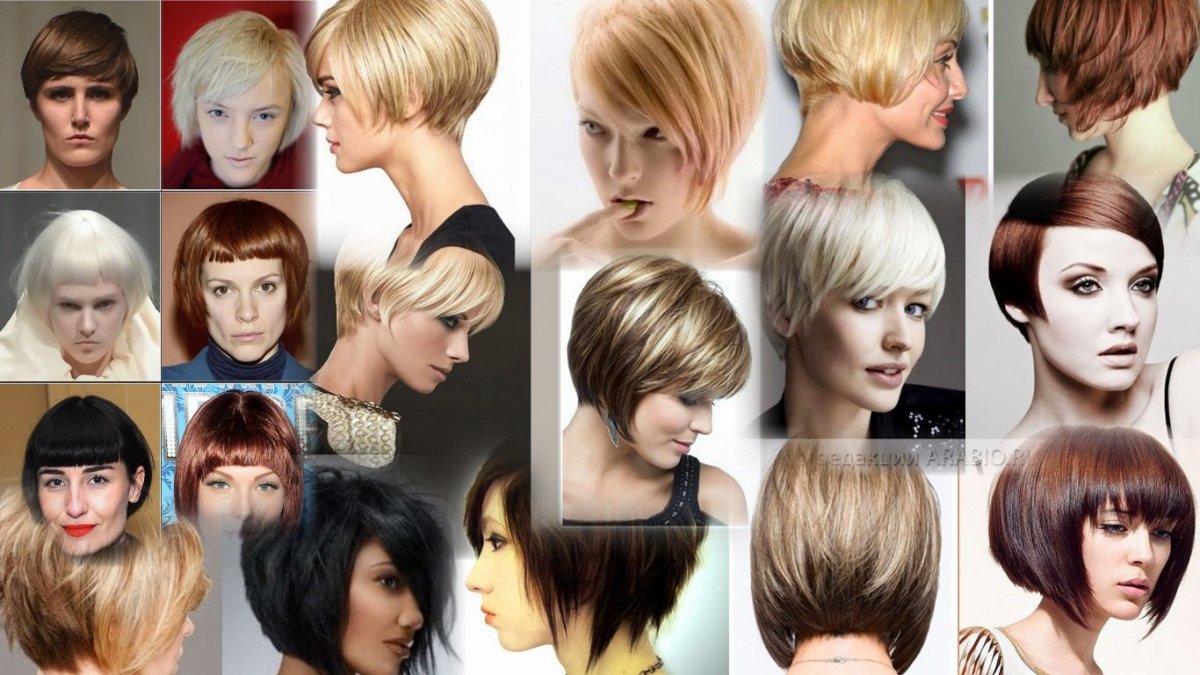 Стрижки на короткие волосы на основе каре