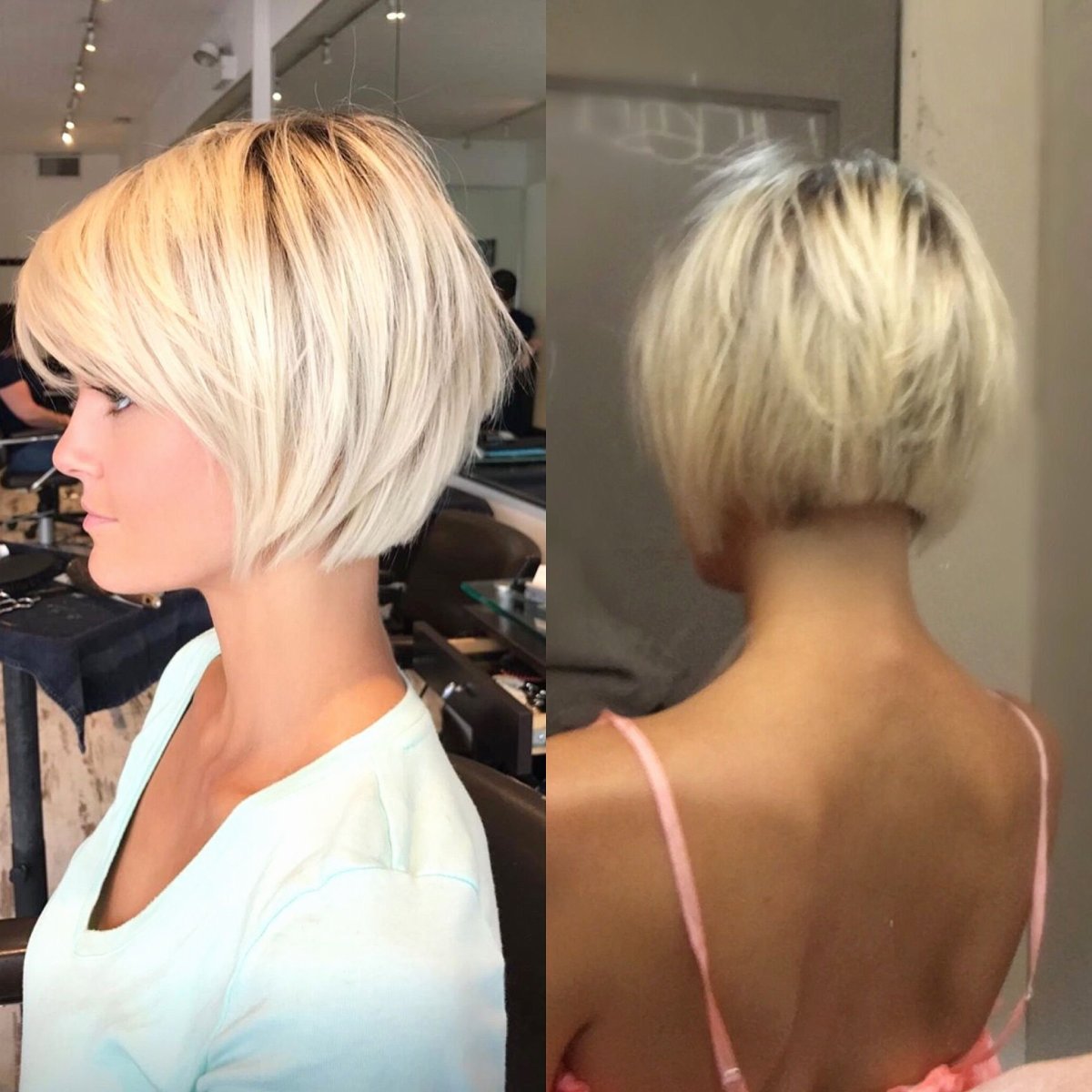 Укороченный Боб с градуированным затылком