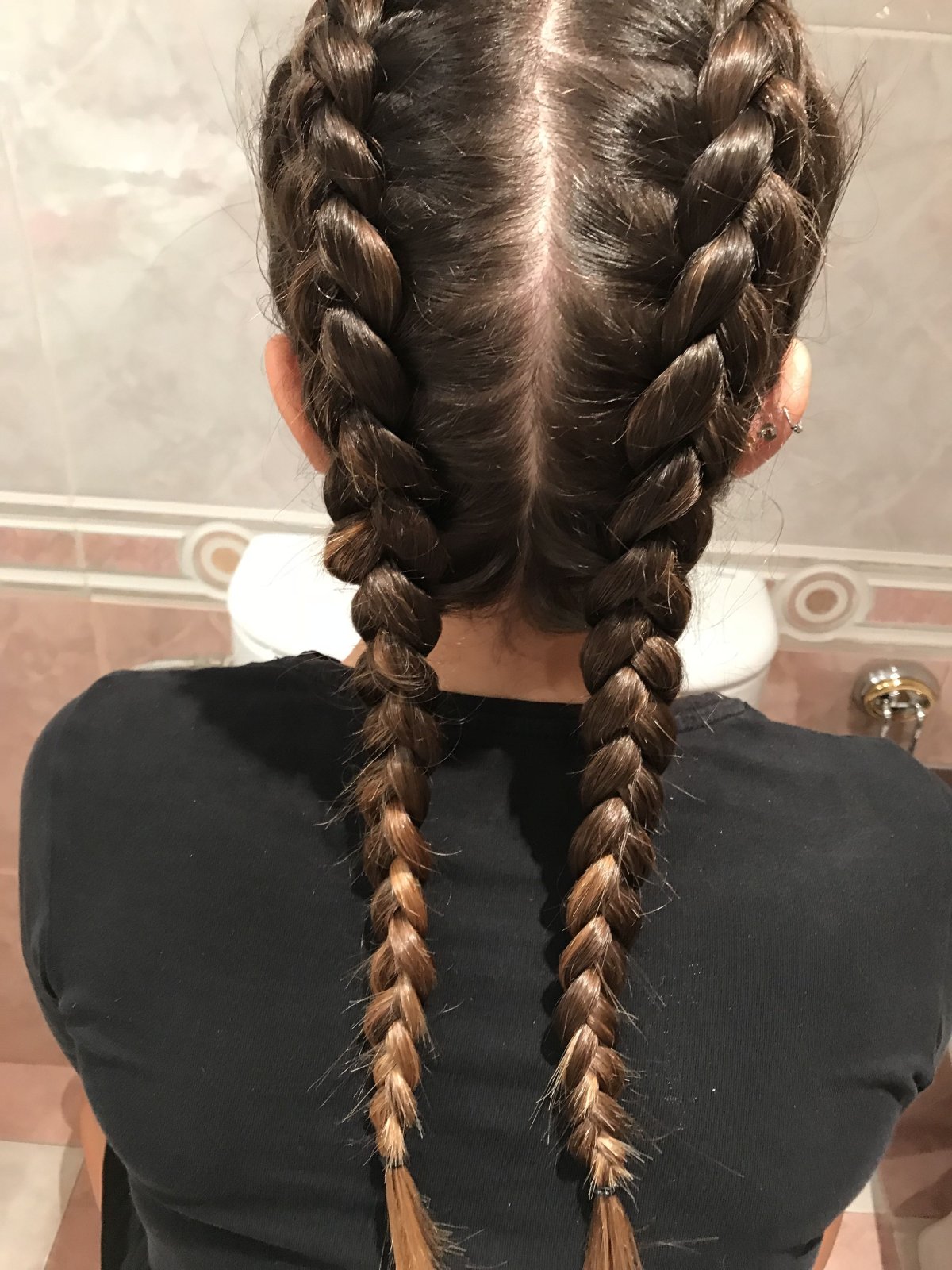 Косички две нижние боковые