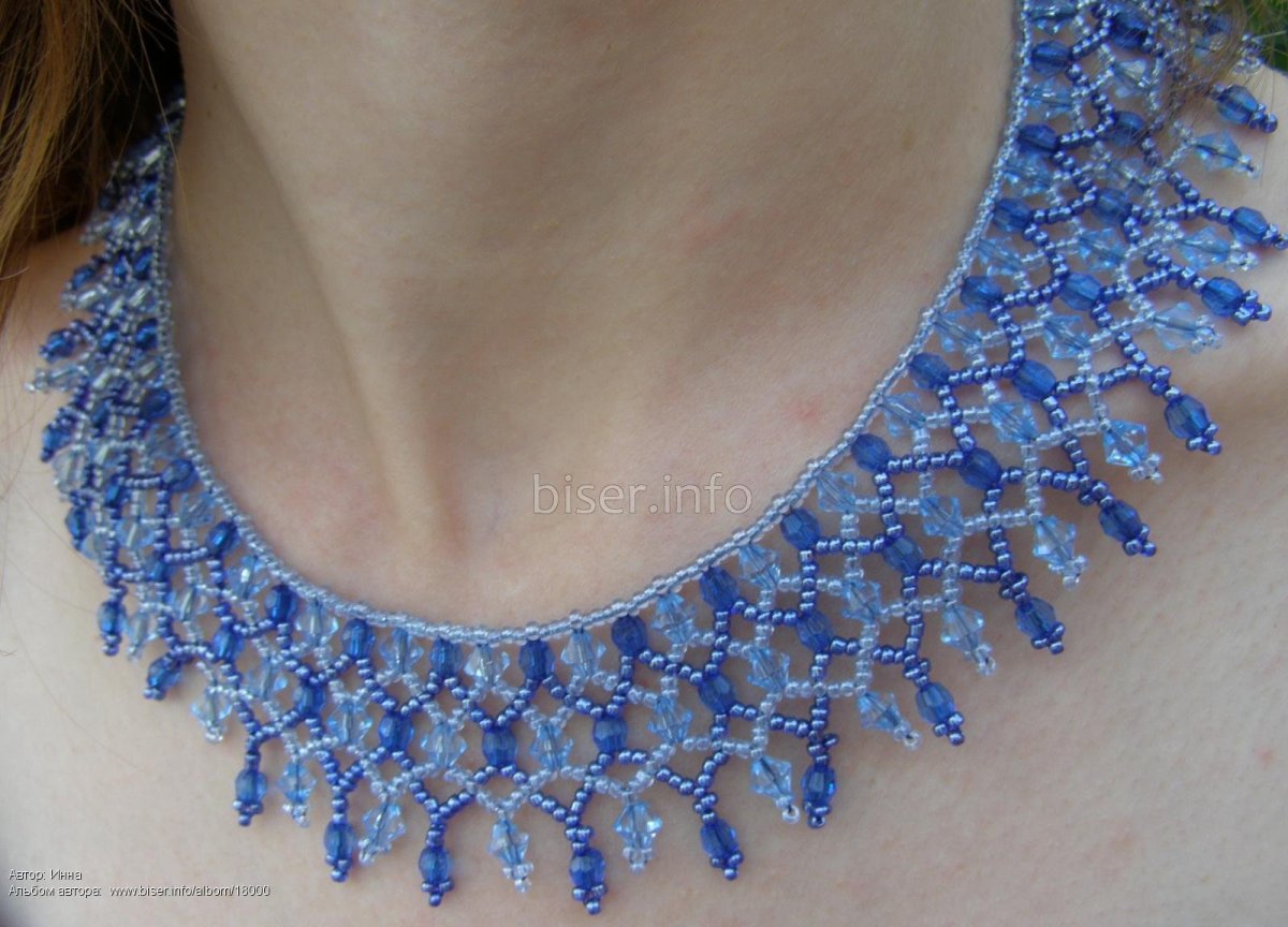 Бисероплетение ожерелье