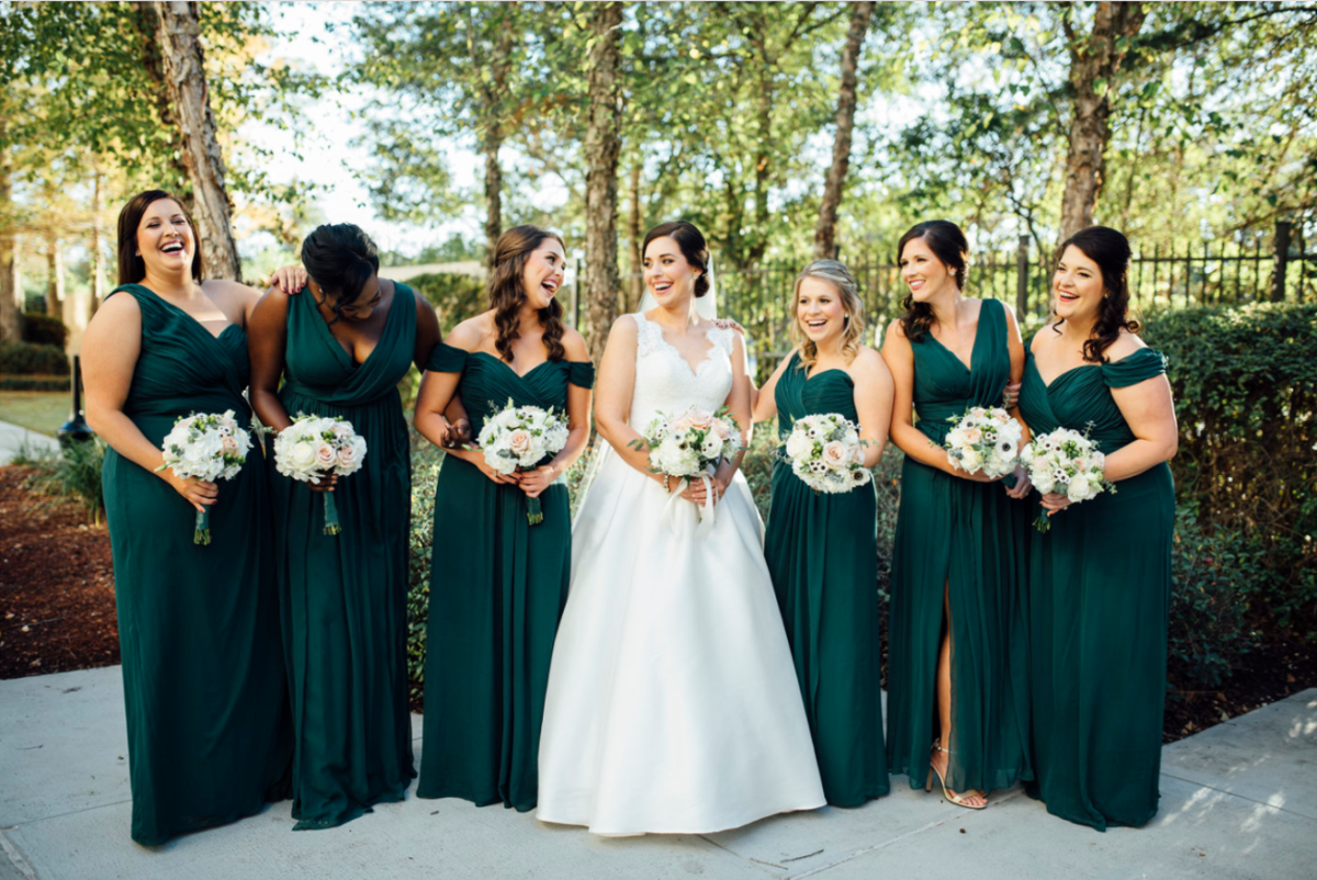 Свадьба в изумрудном цвете