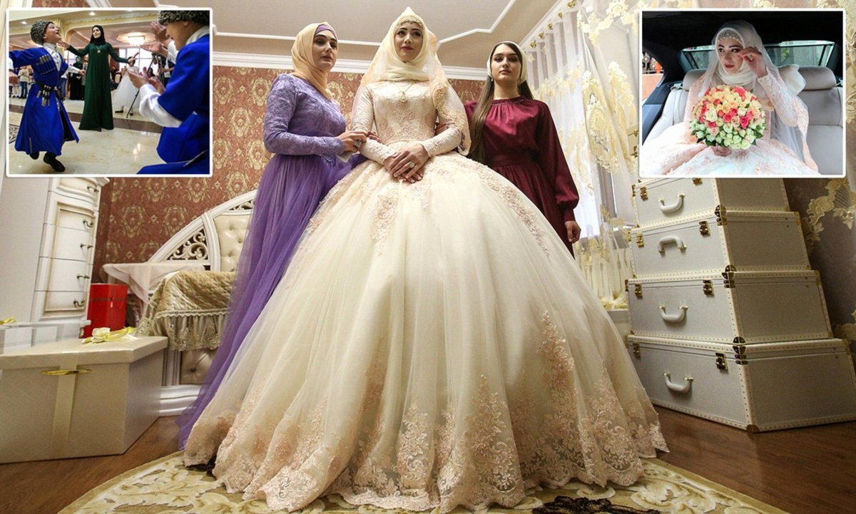 Свадебные платья чеченских невест