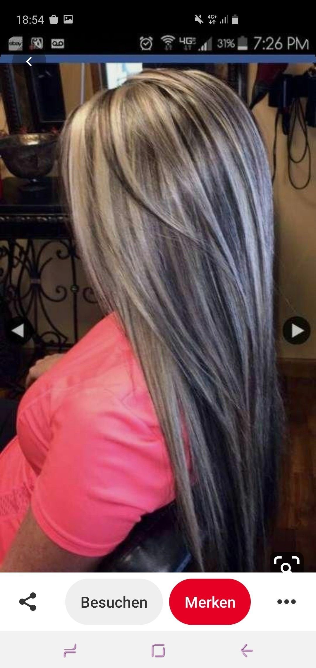 Мелкое мелирование на черные волосы