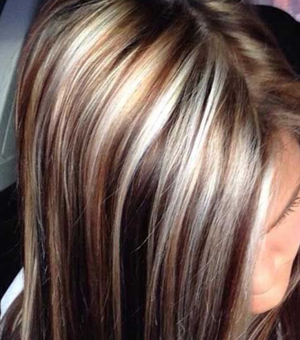 Мелирование верхней части головы