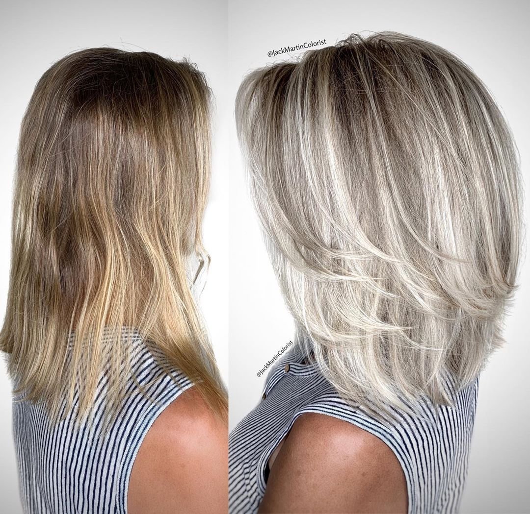 Окрашивание для скрытия седины