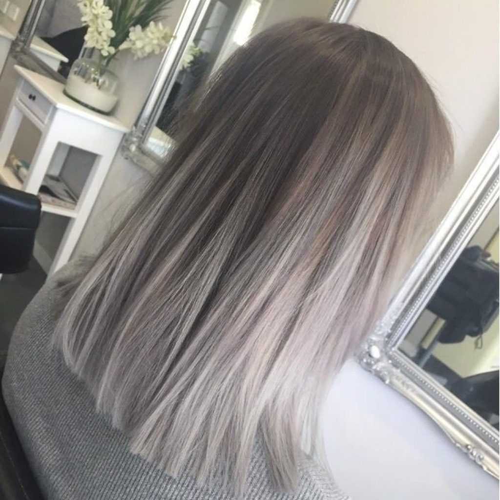 Пепельный на короткие волосы