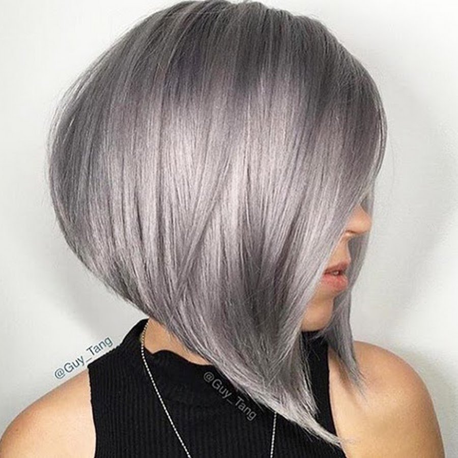 Сложное окрашивание на короткие волосы до плеч